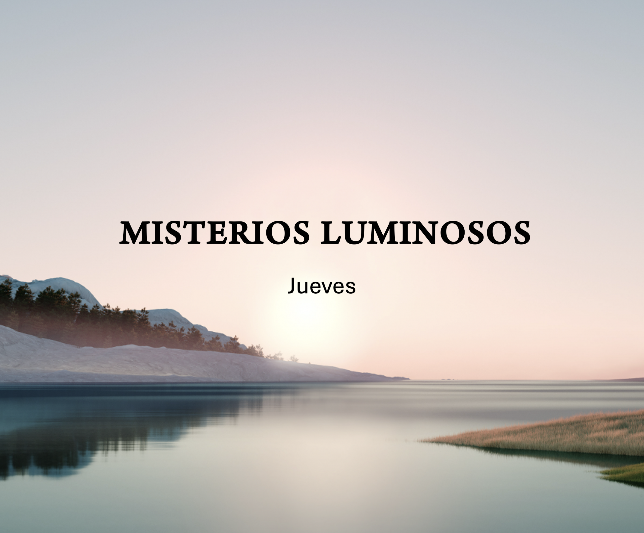 misterios luminosos del rosario paso a paso